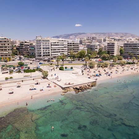 Luxury Seaside Apartment Next To Starbucks Opossite The Beach Park Of Flisvos Atena Exterior foto
