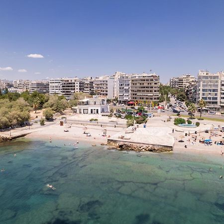 Luxury Seaside Apartment Next To Starbucks Opossite The Beach Park Of Flisvos Atena Exterior foto